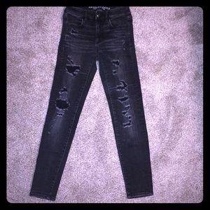 American eagle ripped jeans